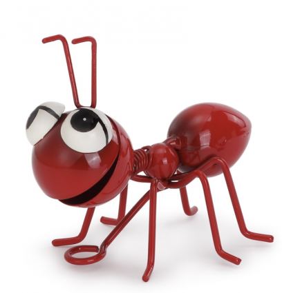 Table or Wall Mountable Metal Red Ant 3"