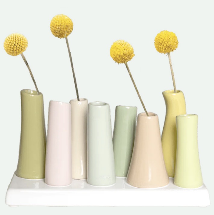 Pooley Pear Modern Bud Vase for Flowers