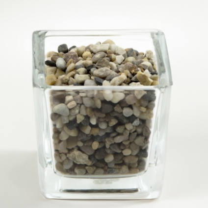 Mixed Color Crushed Rocks in 1.1 lb Bag