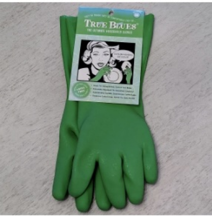 TRUE BLUES&reg; Green True Rubber Gloves � Small