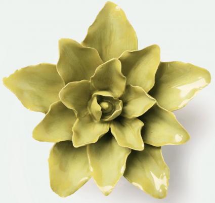 Chartreuse Ceramic Tiger Lily