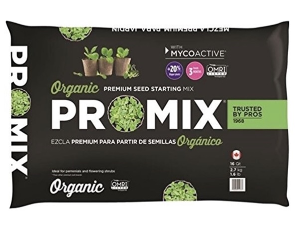 Pro Mix Organic Seed Starting Mix with Mycoactive 16 QT