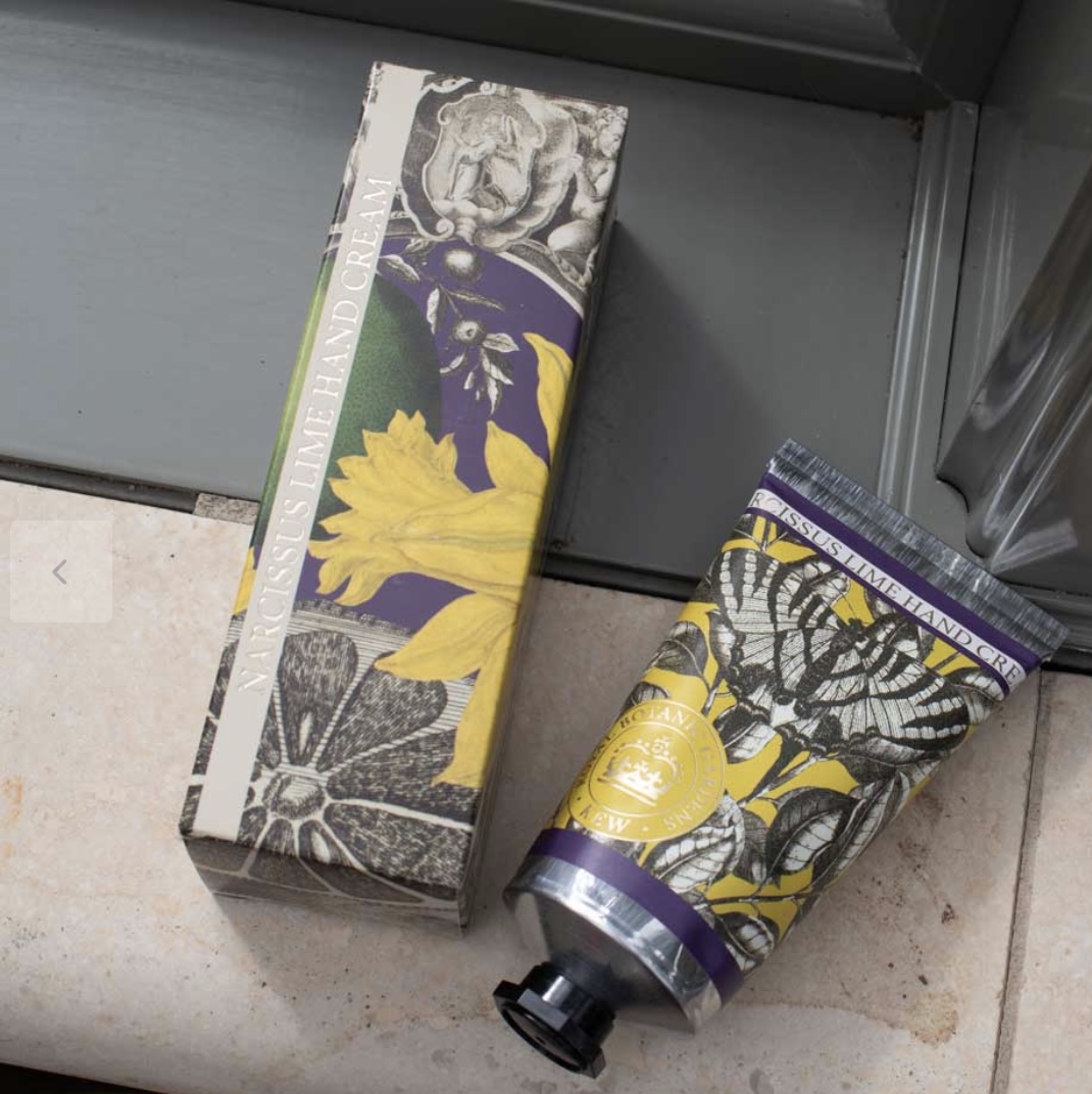 Kew Gardens Narcissus Lime Luxury Hand Cream