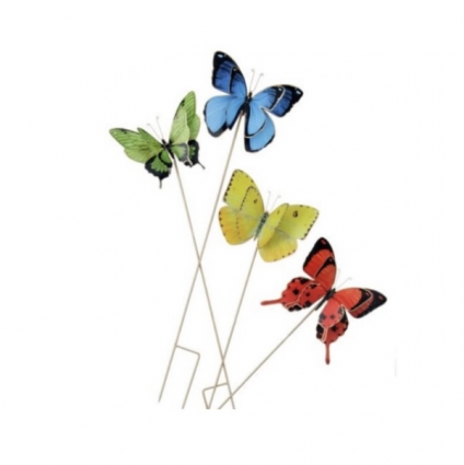  Blue Butterfly Stake