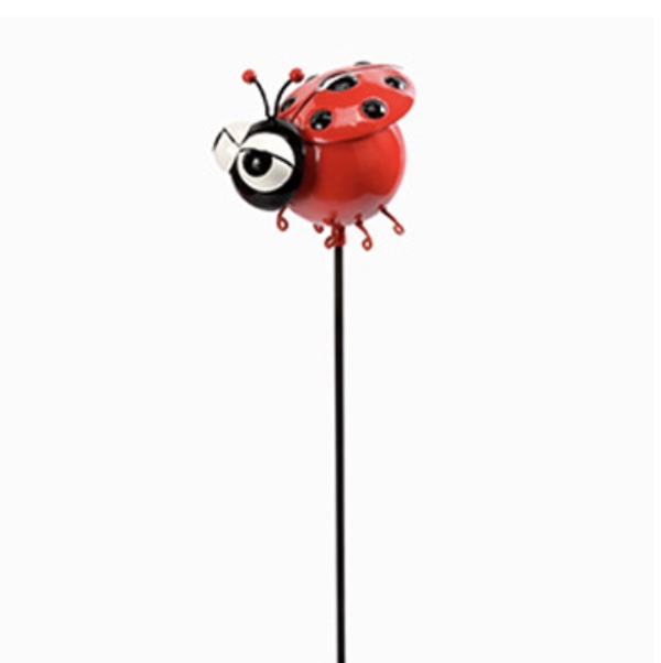 Ladybug Garden Stake 31"H