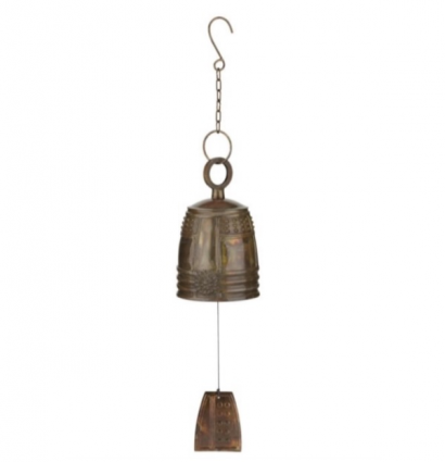 Copper Flame Wind Bell&nbsp;32.75"L