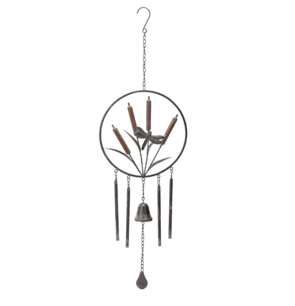 Dragonfly Cattail Wind Chime