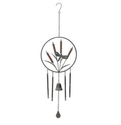 Dragonfly Cattail Wind Chime