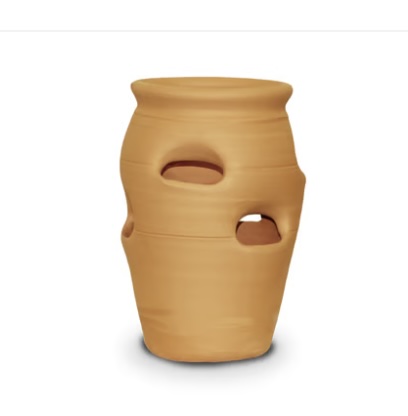 Red Clay Strawberry Jar  2G
