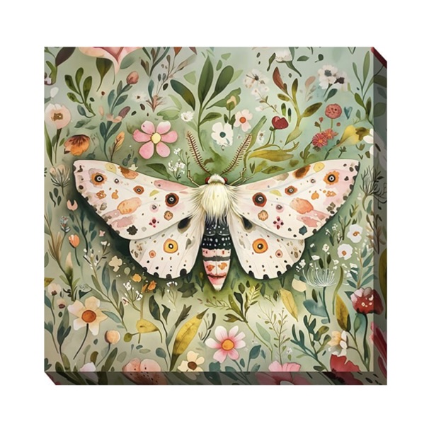 Butterfly in Nature Wall Art  24" X 24"