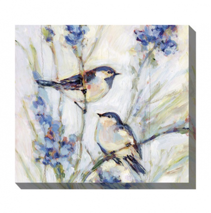 Blue Meadow Wall Art 2 24X24