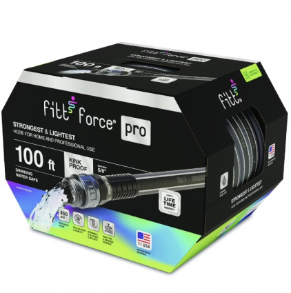 FITT Force&reg; Pro Heavy-Duty Commercial Garden Hose 100'