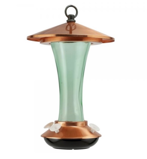 Mid-Century CopperTop Hummingbird Feeder 16 oz