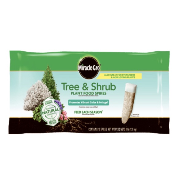 Scotts Miracle-Gro Tree & Shrub Plant Food Spikes � Value Pack 12