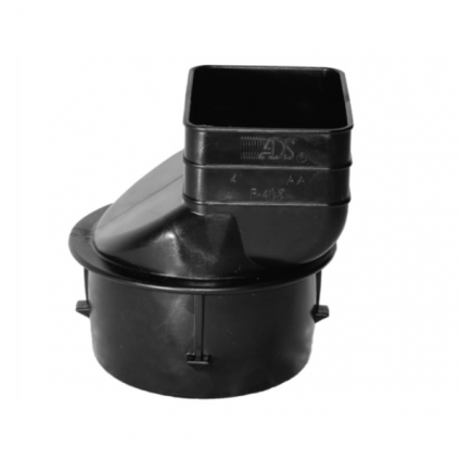Downspout Drainage Adapter 2" x 3" to 4" Round