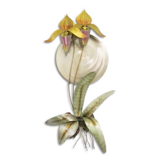 Lady Slipper Orchid Wall Art  29"H 