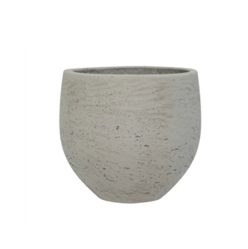 Mini Grey Washed Pot 15.35"H
