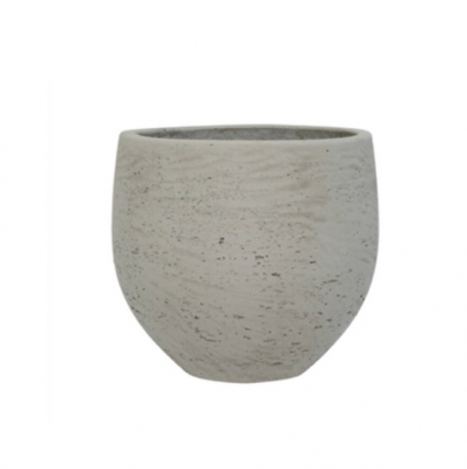 Mini Grey Washed Pot 15.35"H