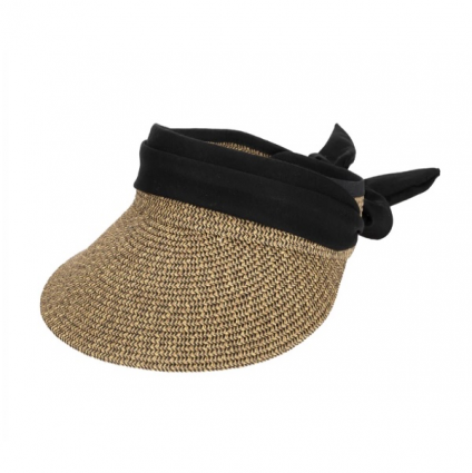 Crew � Women�s Ultrabraid Visor with Wrap Around Tie in Black