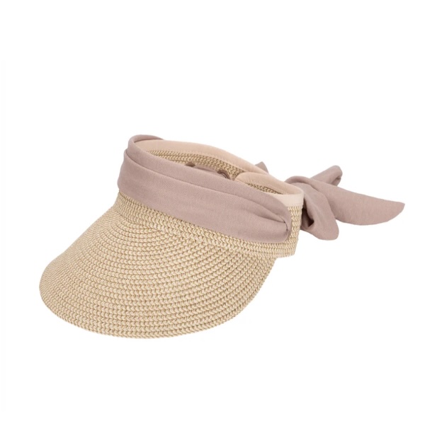 Crew � Women�s Ultrabraid Visor with Wrap Around Tie in Blush