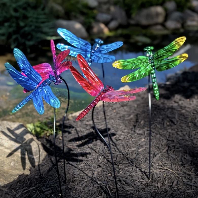 Luminous Dragonfly Stake 29" (Sold Separately)