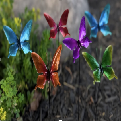 Luminous Butterfly Stake 12" (Sold Separately)