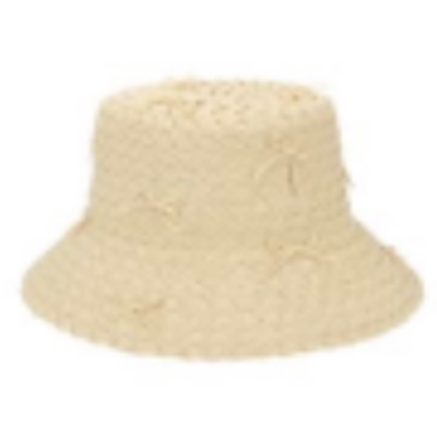 Rosie Women�s Wide Paper Braid Structured Bucket Hat
