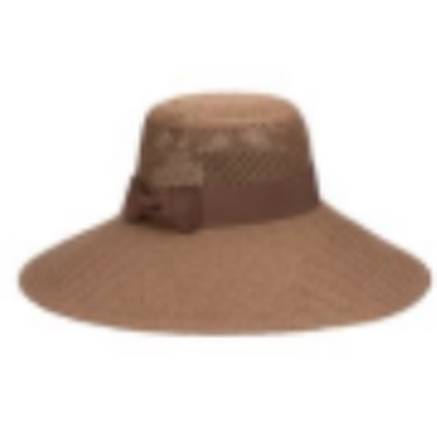 Clara Women�s Woven Paper Round Crown Hat