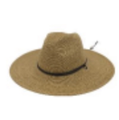 Women�s Pinched Crown Hat with Chin Cord � Coffee