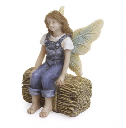 Fairy Sitting on a Haystack