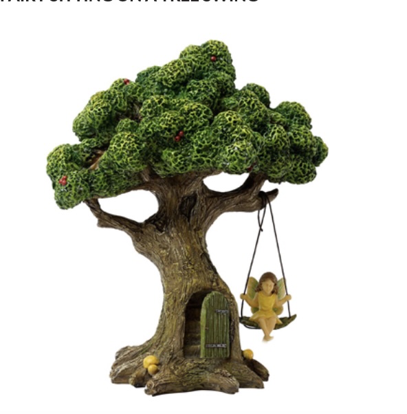 Fairy Sitting on a Tree Swing