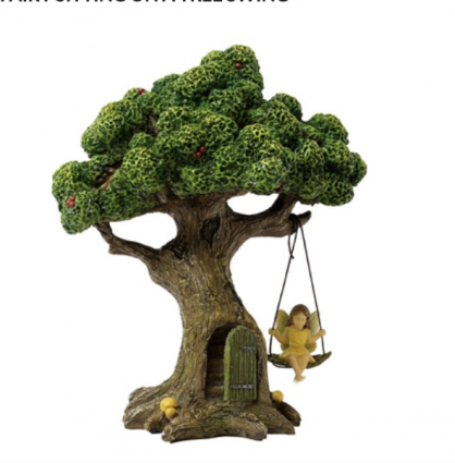 Fairy Sitting on a Tree Swing