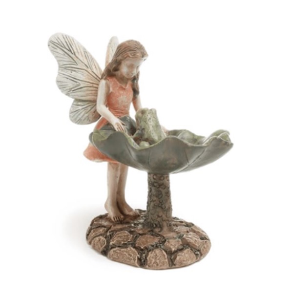 Fairy with Frog on Lily Pad