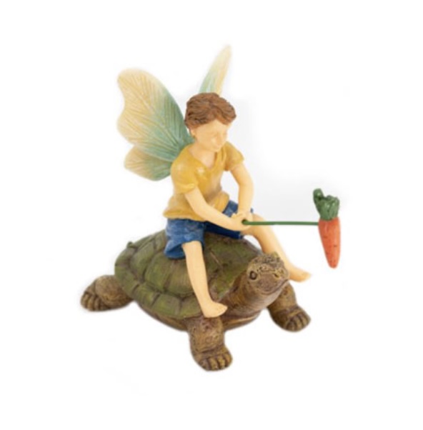 Fairy Riding a Turtle