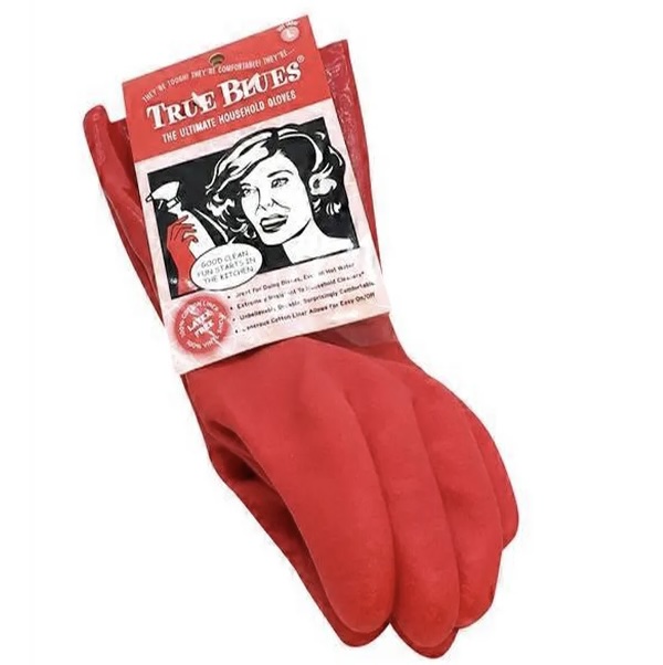 TRUE BLUES&reg; Red True Rubber Gloves � Large