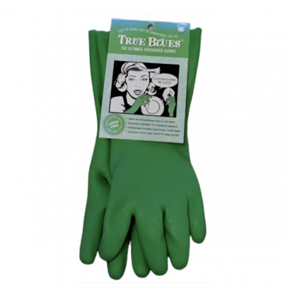 TRUE BLUES&reg; Green True Rubber Gloves � Medium