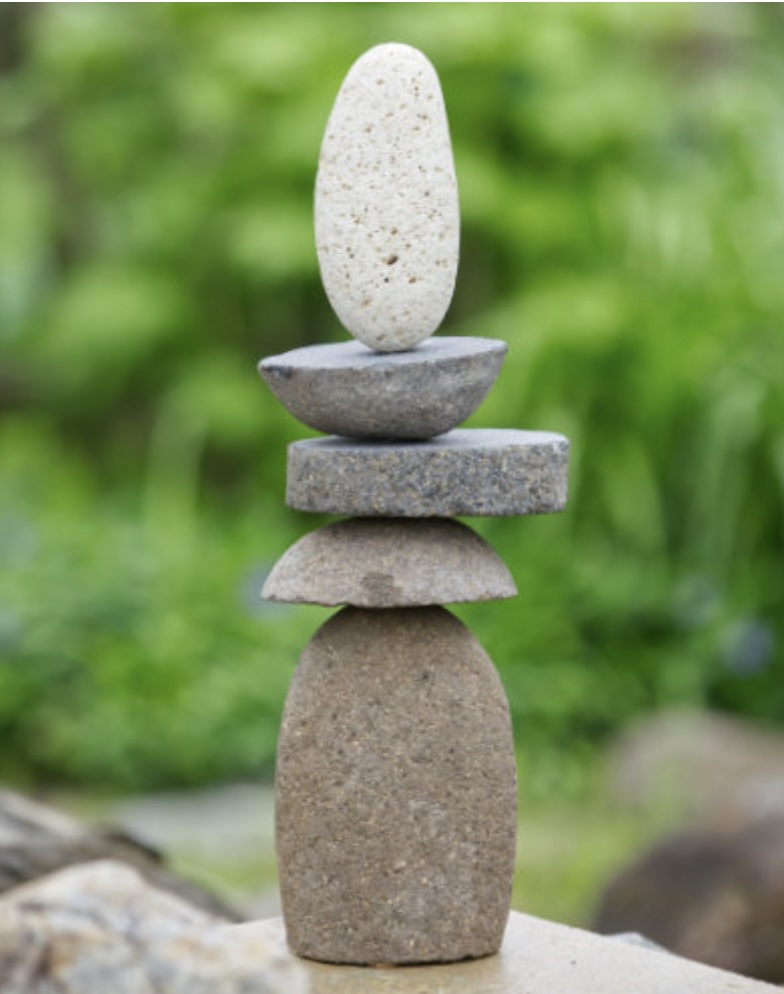 Stylized 5-Stone Cairn