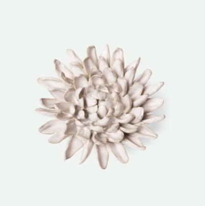 Small White Ceramic Flower