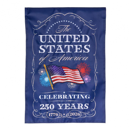 250th Anniversary Celebration Applique House Flag