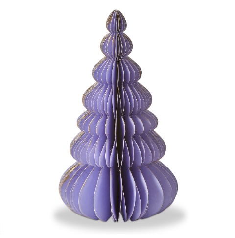 Groovy Paper Tree Decor Purple 10"