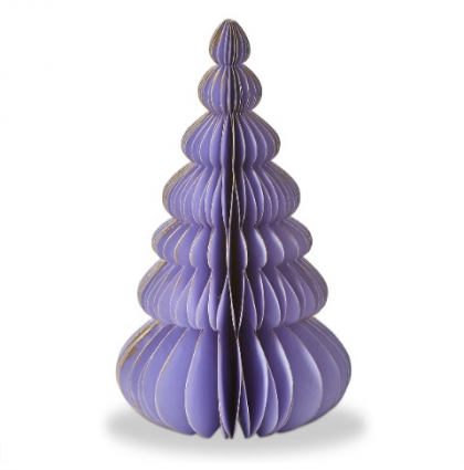 Groovy Paper Tree Decor Purple 10"