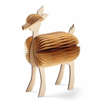 Honeycomb Reindeer Decor  6.5"H