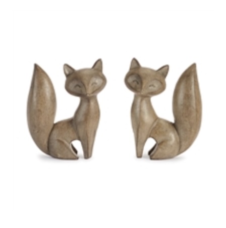 Resin Fox Figurine (sold separately) 4.5"