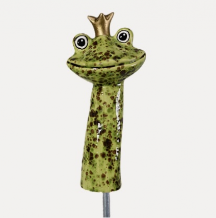 Frog Prince Plant Pick 8"