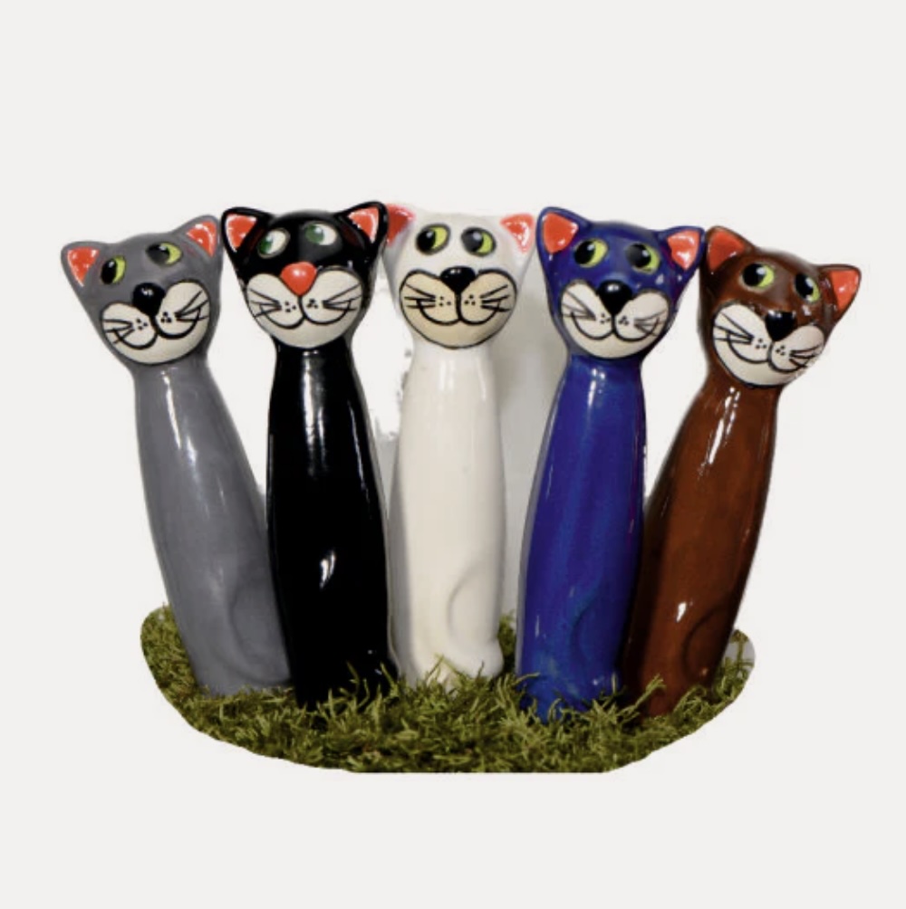 Ceramic Cat Plant Pick (Sold Separately)