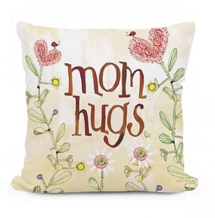 Mom Hugs Pillow 13" x 18"