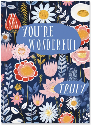 Truly Wonderful Thank You Greeting Card