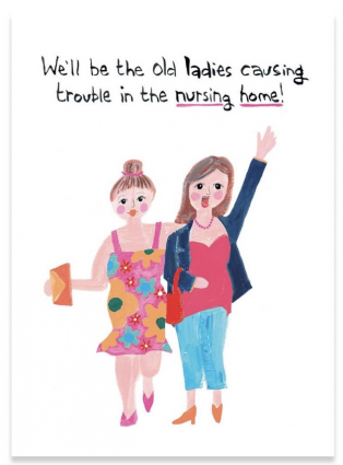 Old Ladies Birthday Card