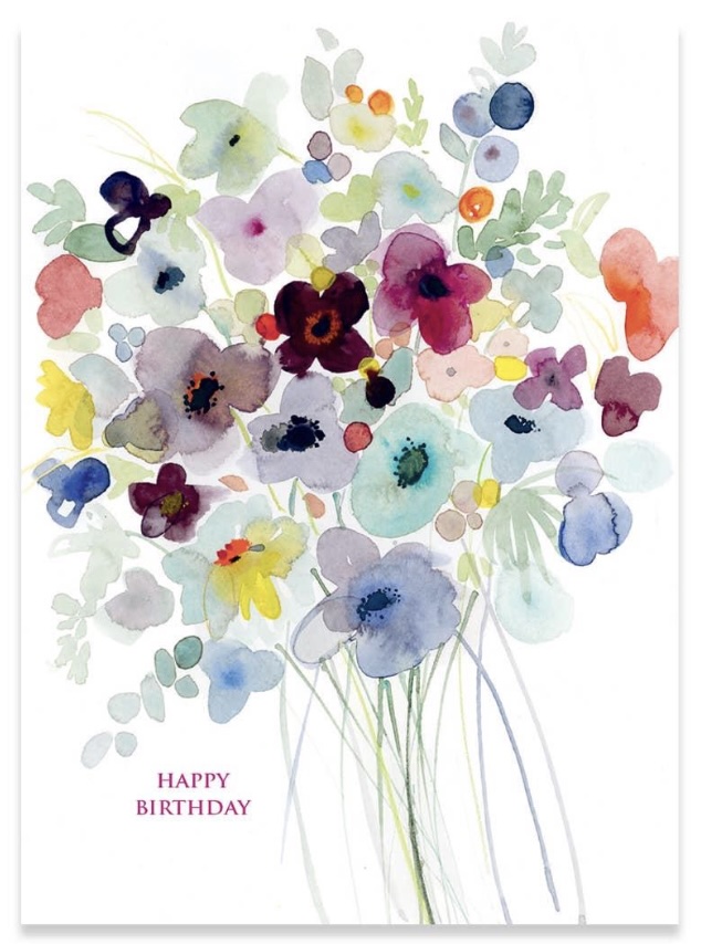 Summer Bouquet Birthday Card