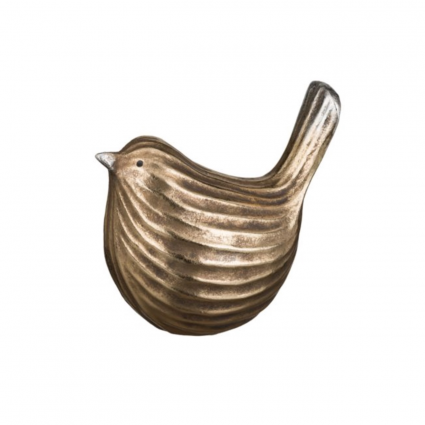 Metallic Bronze Bird 5"H 